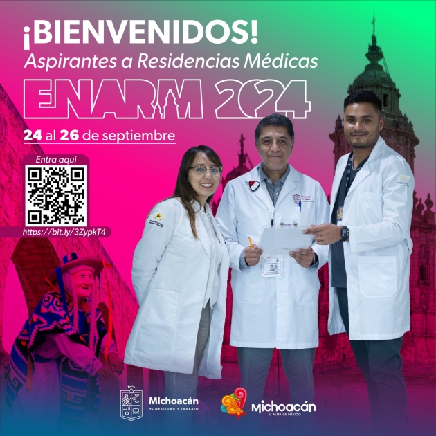 Michoacán será sede del examen nacional de residencias médicas 