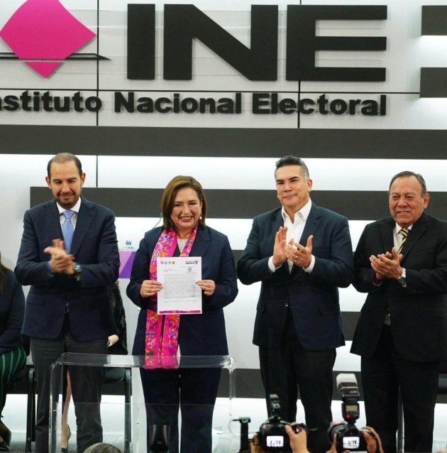 Formaliza Xóchitl Gálvez registro como candidata a la Presidencia de la  República ante el INE 