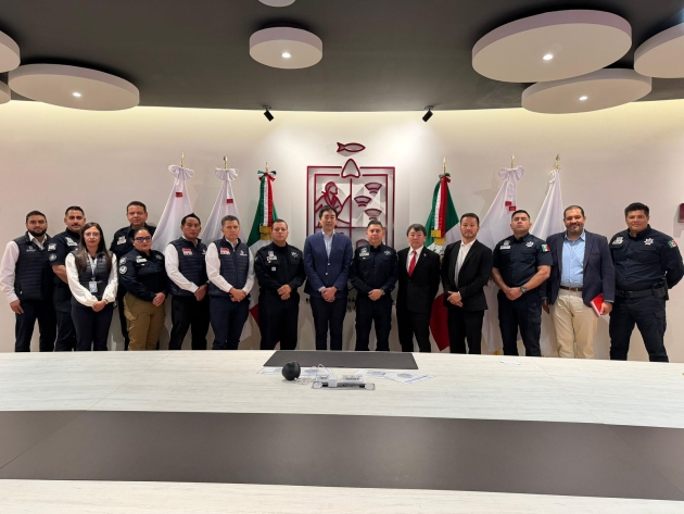 Fortalecen SSP y Cámara Japonesa de Comercio seguridad logística en Michoacán
