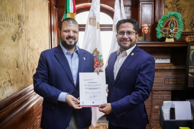 Entrega Raúl Zepeda nombramientos a nuevos subsecretarios de Segob 