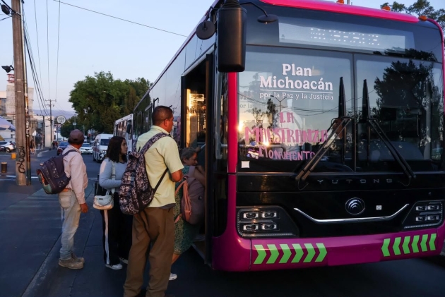 Obra de Morebús privilegia el paso del Transporte Público 