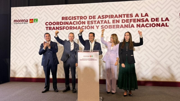 Ernesto Núñez se registra como coordinador de la Cuarta Transformación en Michoacán 