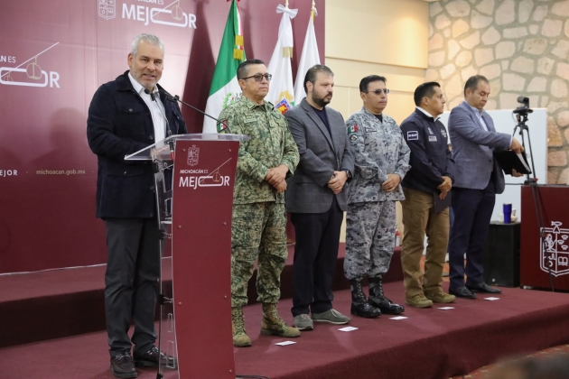 "Michoacán registra reducción histórica del 72 % en homicidios dolosos": Ramírez Bedolla 