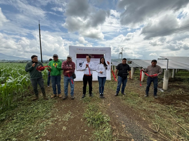 Conagua inaugura pozo con paneles solares en beneficio de comunidad indígena de Paracho 