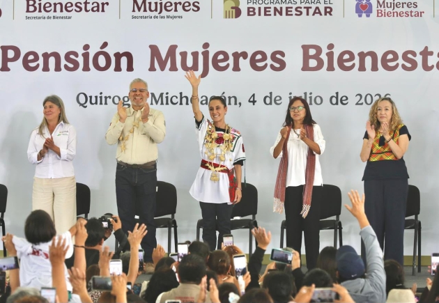 Apoyo histórico para las michoacanas; 146 mil reciben la Pensión Mujeres Bienestar: Ramírez Bedolla
