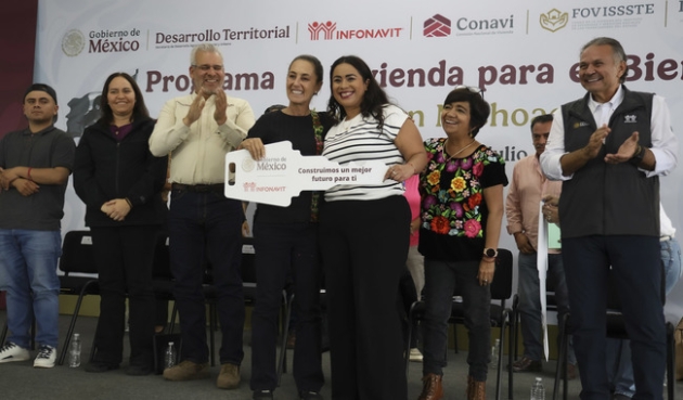"Estamos cumpliendo los sueños del pueblo de México": Presidenta Claudia Sheinbaum entrega Viviendas del Bienestar en Morelia