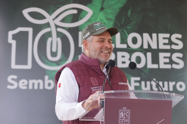 Michoacán referente en cuidado ambiental; plantarán 2.5 millones de árboles en la cuenca del lago de 