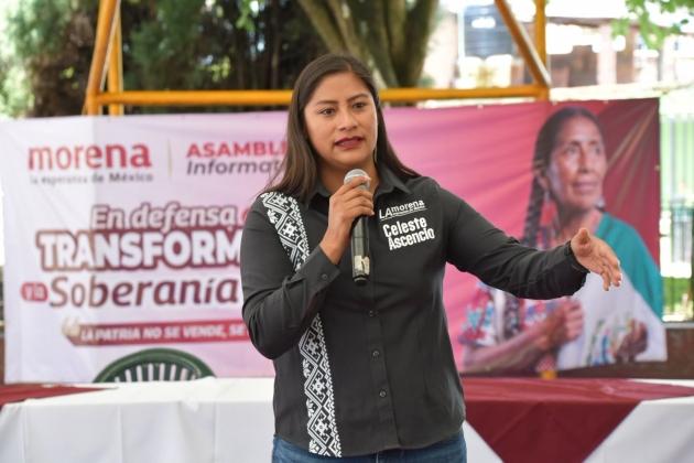 En Zacapu, Celeste Ascencio llama a fortalecer la unidad y no caer en la desinformación 