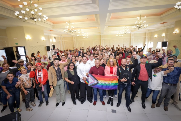 Torres Piña y colectivos LGBTTTIQ+ van juntos por una Agenda de Derechos y Transformación