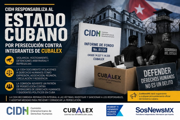 La Comision Interamericana de Derechos Humanos responsabiliza al Estado cubano por persecución contra integrantes de Cubalex 