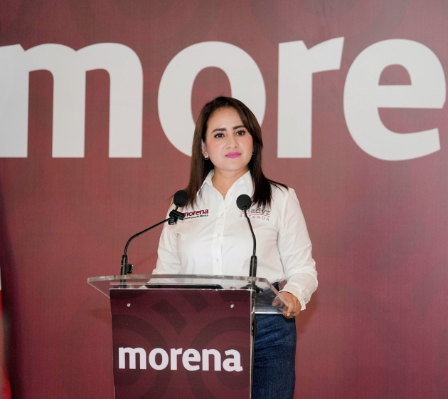 "Sheinbaum abrió la puerta para que las mujeres lideremos el rumbo del país y de Michoacán": Gladyz Butanda 