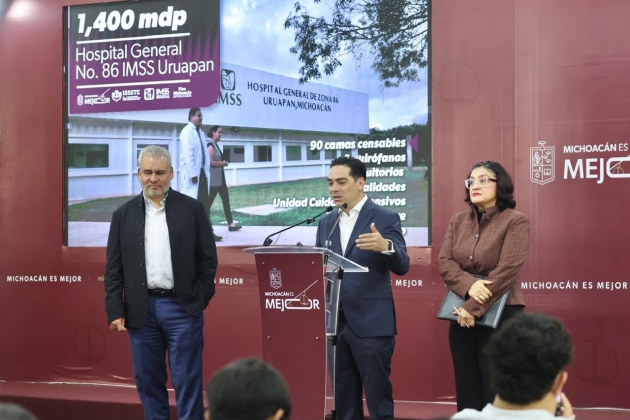 En el Contexto de su 5to Informe Ramírez Bedolla señala:"Inversión de 7 mil 702 mdp fortalece la infraestructura hospitalaria en Michoacán" 