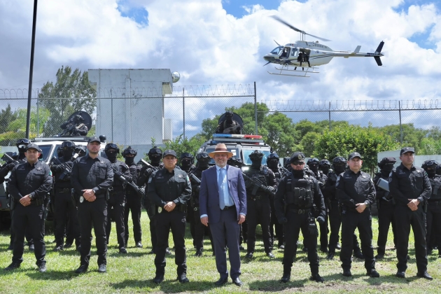 Destaca Ramírez Bedolla estado de fuerza del nuevo Grupo de Operaciones Especiales de la Guardia Civil 