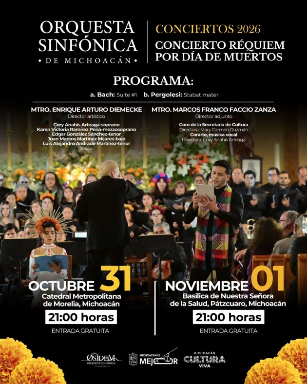 OSIDEM ofrecerá conciertos gratuitos por la Noche de Muertos 