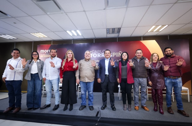 La transformación tiene respaldo ciudadano y se fortalece con la organización del pueblo: Carlos Torres Piña 