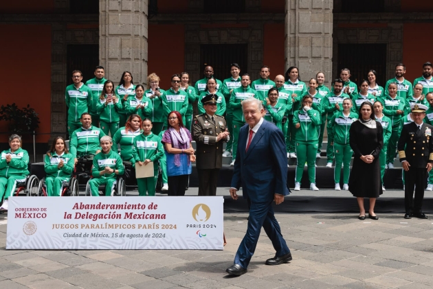 AMLO desea éxito a delegación mexicana en Juegos Paralímpicos de París 2024; “confiamos mucho en ustedes