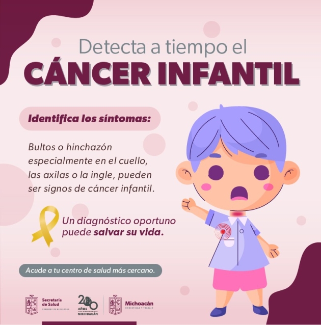 Identifica los signos del Cáncer Infantil para solicitar atención médica oportuna: SSM 