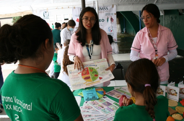 Promueve IMSS Michoacán hábitos saludables a través  del curso de verano 2024 