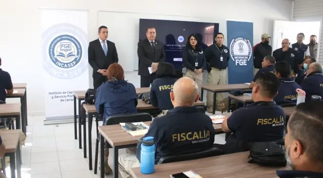 Capacita FGE a 520 Policías de Investigación con el curso, Competencias Básicas PDI 