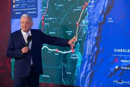 Utilidades del Tren Maya financiarán pensiones del ISSSTE y de las Fuerzas Armadas: AMLO  