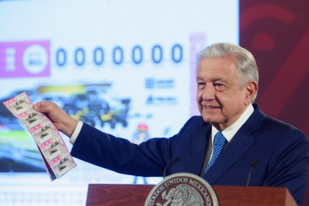 Se invita a participar en Gran Sorteo Especial 282 de la Lotería Nacional para destinar al pueblo: AMLO