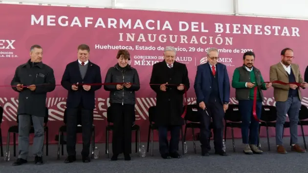 AMLO inaugura Megafarmacia para el Bienestar en Estado de México: “logramos este propósito destaca 