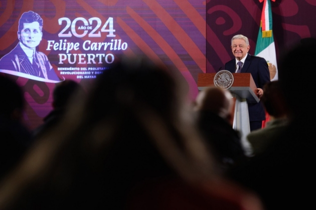 Pronostica buen porvenir para México; “está bien la economía, el país progresa, afirma: AMLO