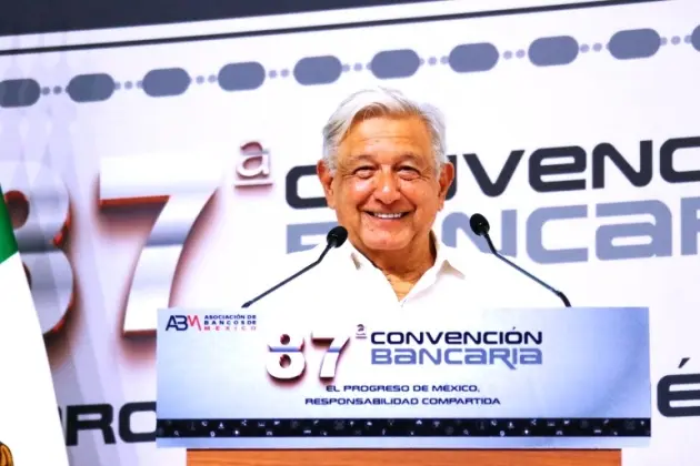 AMLO clausura 87° Convención Bancaria en Acapulco; destaca cooperación de banca y privados 