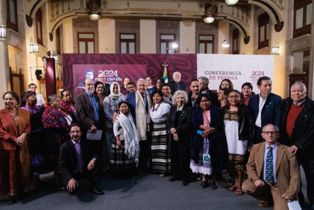 Presentan informe de acciones rescate de la memoria histórica; cultura e historia sostienen el Humanismo Mexicano: AMLO