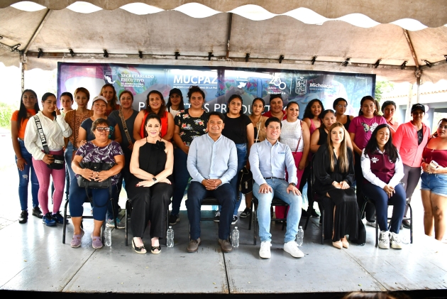 Inauguran en Zamora 2 talleres productivos para promover la autonomía económica de las mujeres 