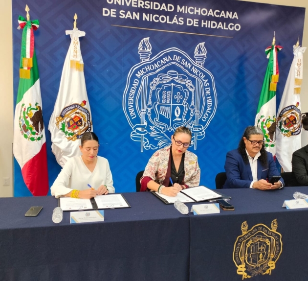 Contenedor de Arte A.C. y la UMSNH Firman Convenio de Colaboración 