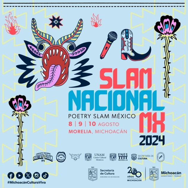 3, 2, 1 ¡Poesía! Está por iniciar el Slam Nacional Mx 2024 