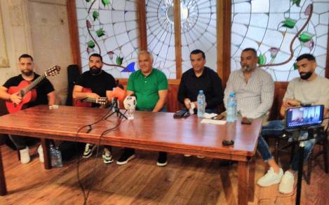 GIPSY KINGS BY ANDRÃ‰ REYES Arriba en Morelia, ofrece Rueda de Prensa invitando a su Concierto del 28 de Abril 2023 