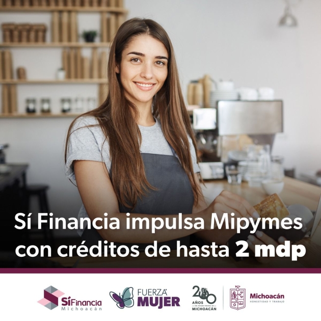 Con Sí Financia mujeres pueden acceder a créditos de hasta 2 mdp para sus Mipymes 