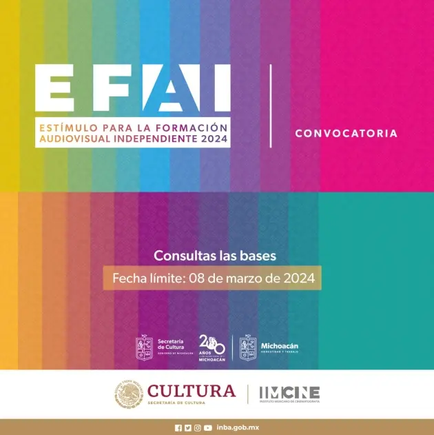 Accede hasta 120 mil pesos para proyectos audiovisuales independientes 
