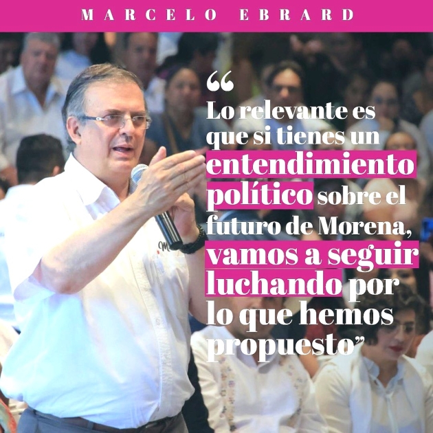 Marcelo Ebrard No Deja MORENA, ajusta entendimiento con Sheinbaum por el bien de México  