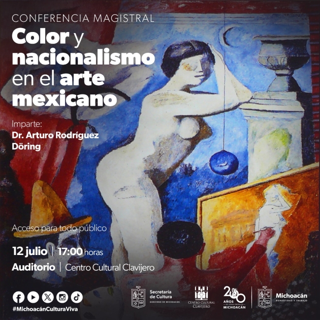 Invita Secum a conferencia sobre los colores del nacionalismo en el arte mexicano 