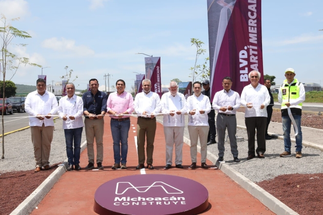 Inaugura Ramirez Bedolla Libramiento Martí Mercado, primera obra multianual de este gobierno 