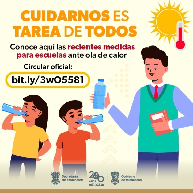 Por calor, SEE monitorea 10 municipios para prevenir afectaciones a estudiantes 