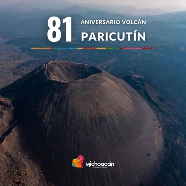 Volcán Paricutín, a 81 años de ser un atractivo natural de Michoacán 