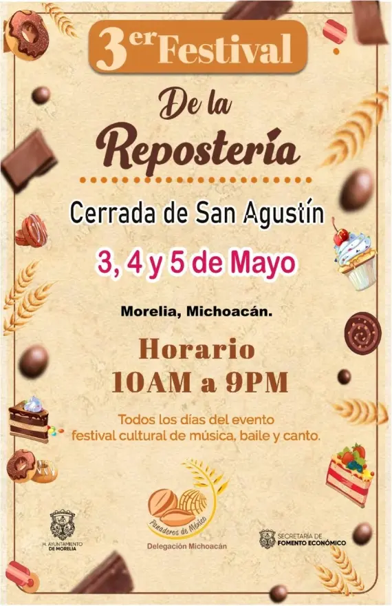 Este fin de semana endulza tu paladar en el 3er Festival de la Repostería 