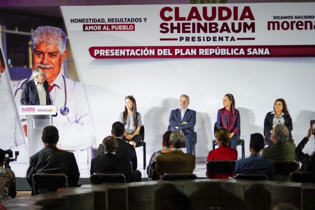 VAMOS A IMPULSAR EL MEJOR SISTEMA DE SALUD PÚBLICA PARA EL BIENESTAR: CLAUDIA SHEINBAUM PRESENTA SU EJE DE GOBIERNO, REPÚBLICA SANA