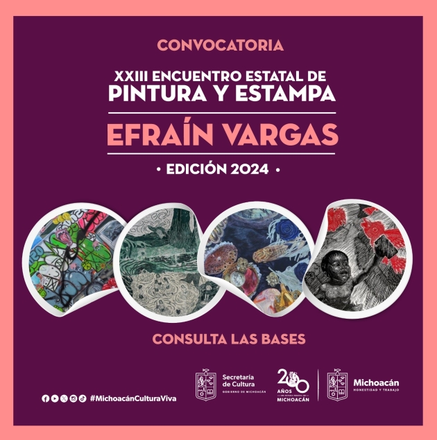 Anuncia Secum convocatoria de pintura y estampa Efraín Vargas 2024 
