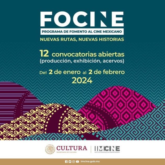 Inscribe tu proyecto cinematográfico en las convocatorias de Focine 