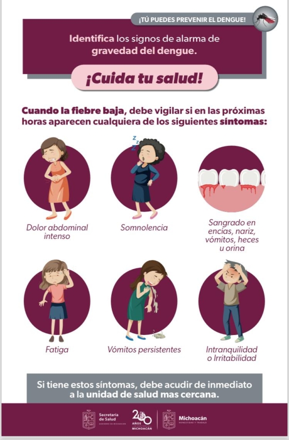 ¿Cuáles son los síntomas del dengue y cuánto tardan en aparecer? 