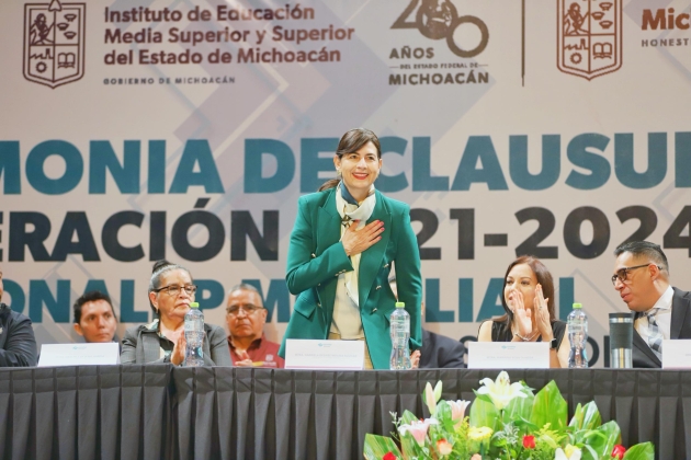 Michoacán cumple ciclo escolar completo en todos los niveles educativos: SEE 