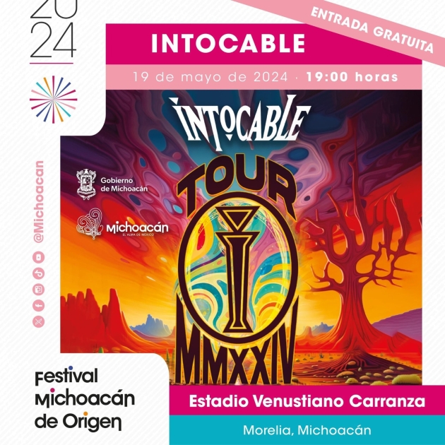 Intocable, Palomo y La Sonora Dinamita cerrarán el Festival de Origen 