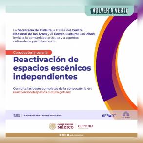 Se Abre Convocatoria para Activar Espacios Escénicos Independientes con apoyos desde  150 mil pesos y hasta 300 mil pesos en diferentes categorías.