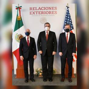 Marcelo Ebrard recibe delegación de alto nivel de EE.UU. para avanzar en los temas prioritarios de la agenda bilateral y regional 