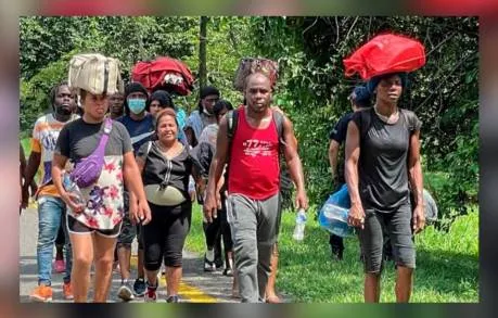 Busca INM suma de esfuerzos para instalar campamento humanitario para migrantes Haitianos en Chiapas 